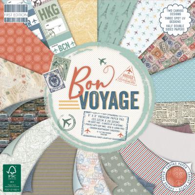 First Edition Bon Voyage Designpapier - Paper Pad